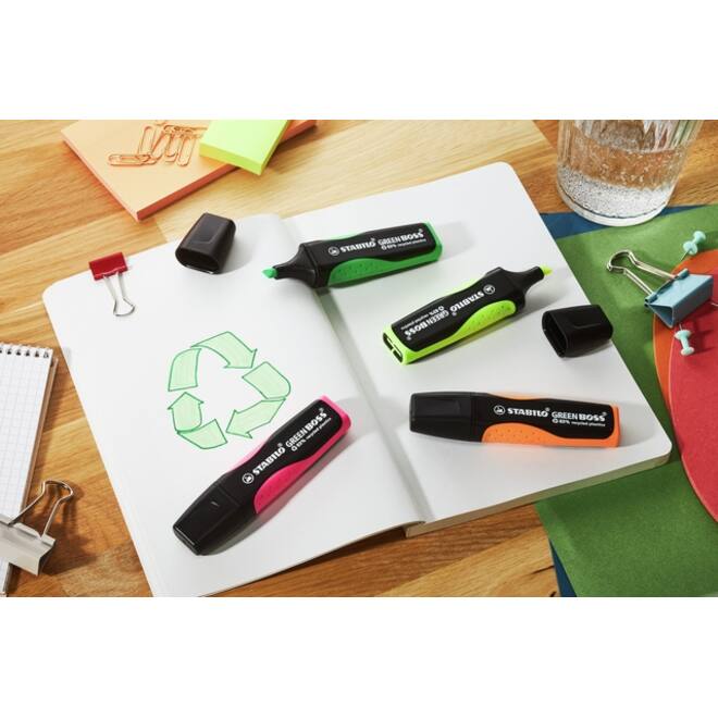 Markeerstift STABILO GREEN BOSS 6070/56 roze