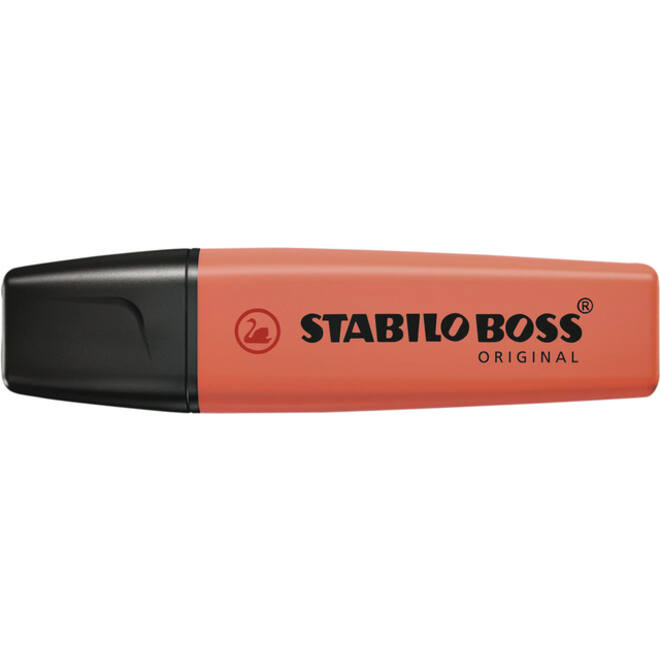 Markeerstift STABILO BOSS Original 70/140 pastel zacht koraalrood