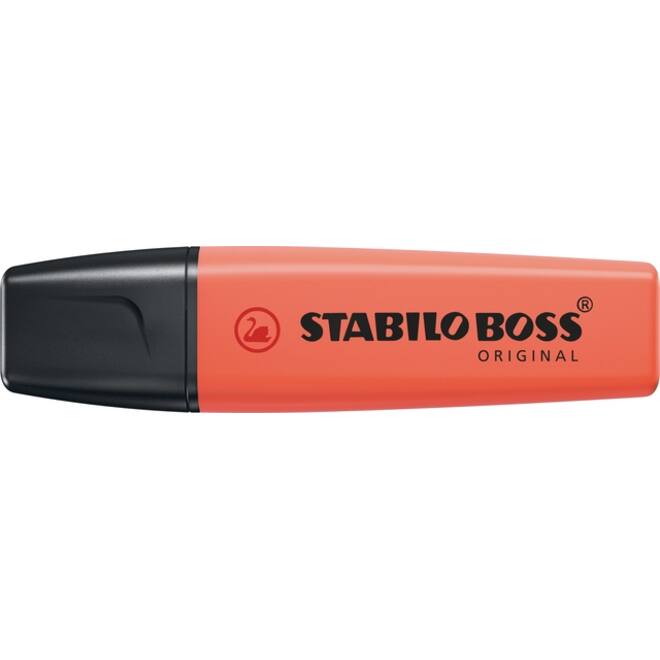 Markeerstift STABILO BOSS Original 70/140 pastel zacht koraalrood