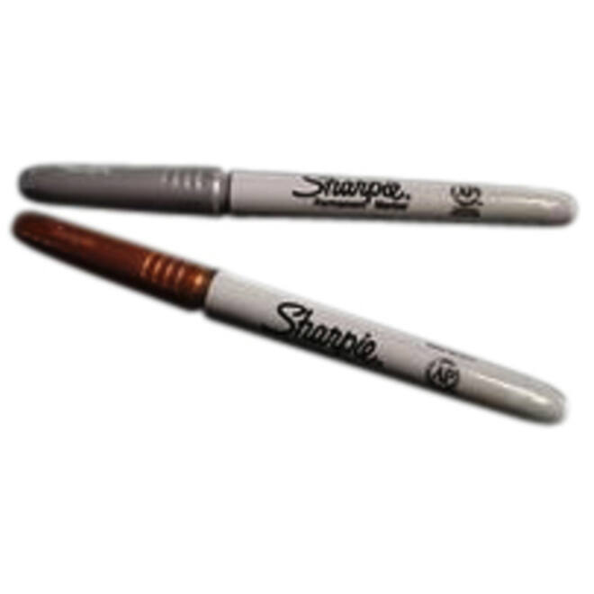 Viltstift Sharpie rond fijn metallic goud blister à 1 stuk