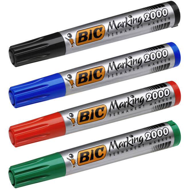 Viltstift Bic 2000 ecolutions rond large groen