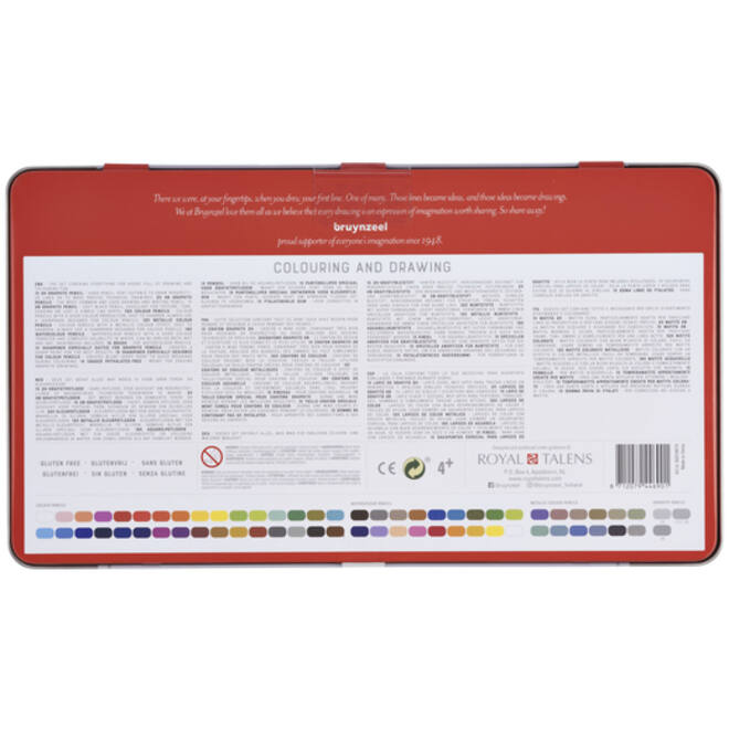 Kleurpotloden Bruynzeel 70-delig assorti