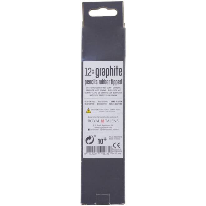 Potlood Bruynzeel 6021 Burotek HB met gum