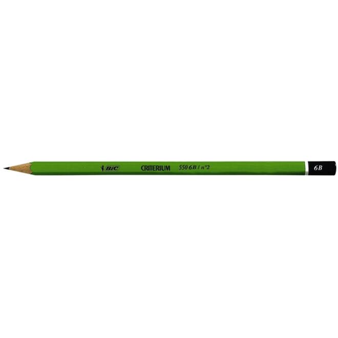 Potlood Bic Criterium 550 zeshoekig 6B