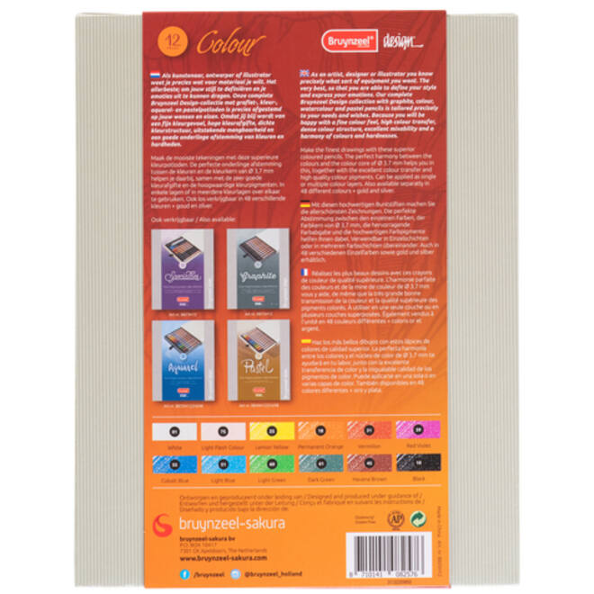 Kleurpotloden Bruynzeel Colour box 12stuks assorti