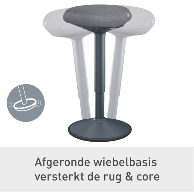 Actieve stakruk Leitz Ergo met comfortzitting