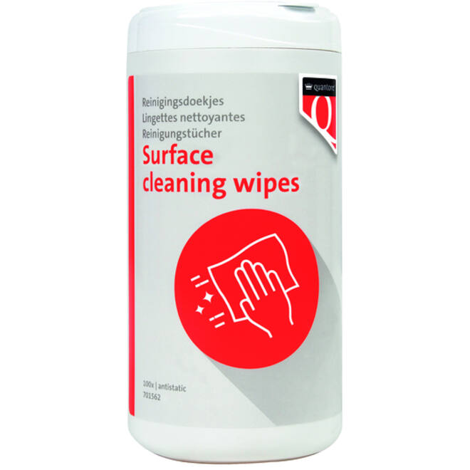 Reinigingsdoekjes Quantore dispenser à 100 universele doekjes