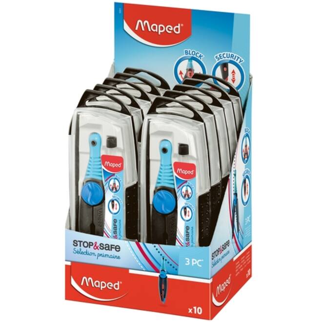 Passer Maped Stop&Safe 3delig display á 10 stuks assorti