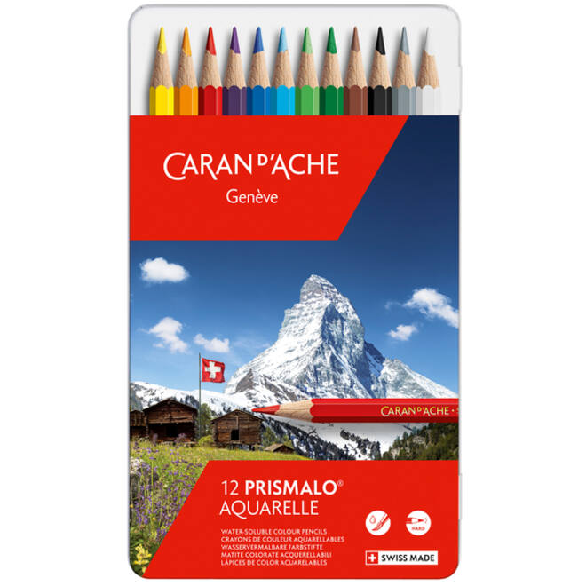 Kleurpotloden Caran d'Ache Prismalo 12stuks assorti
