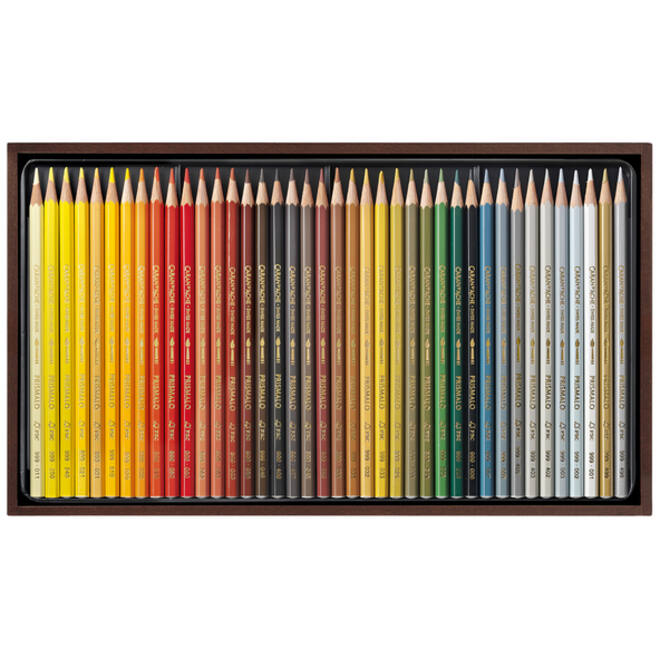 Kleurpotloden Caran d'Ache Prismalo 80stuks houten doos ass