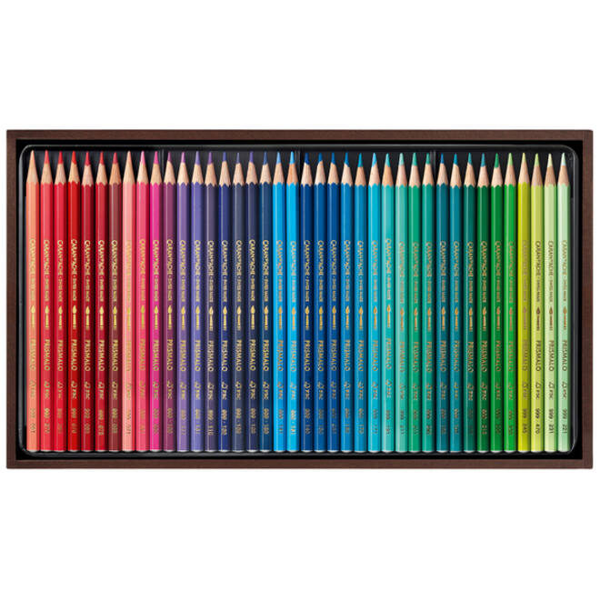 Kleurpotloden Caran d'Ache Prismalo 80stuks houten doos ass