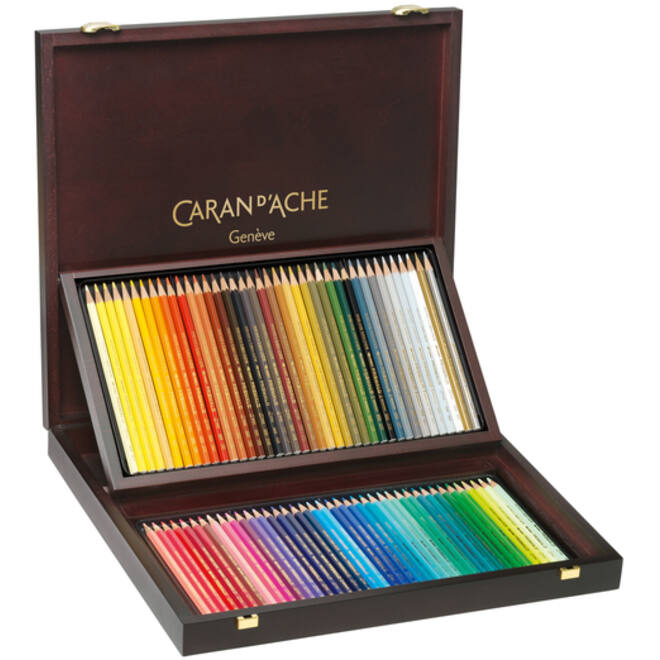 Kleurpotloden Caran d'Ache Prismalo 80stuks houten doos ass