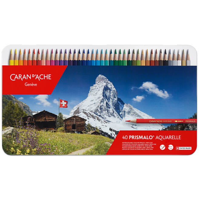 Kleurpotloden Caran d'Ache Prismalo 40stuks assorti