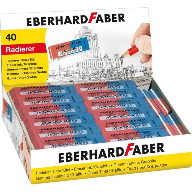 Gum Eberhard Faber EF-585443 potlood/inkt rood/blauw