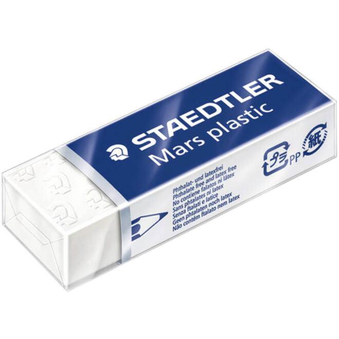 Gum Staedtler Mars 52650 65x23x10mm potlood wit