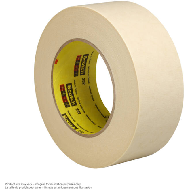 Afplaktape Scotch 202 18mmx50m crêpe beige