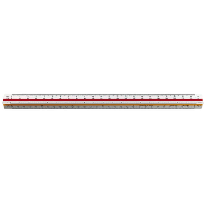 Reductieschaalstok rOtring driekantig architect 30cm