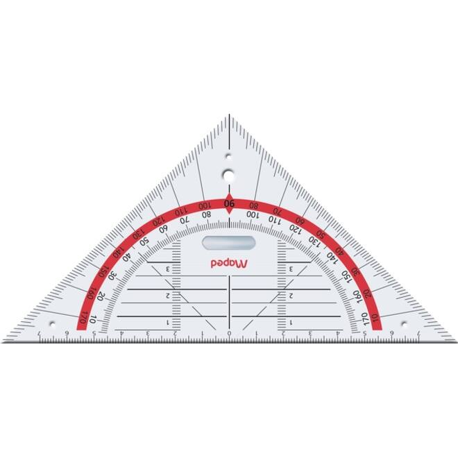 Geodriehoek Maped Geometric 16cm