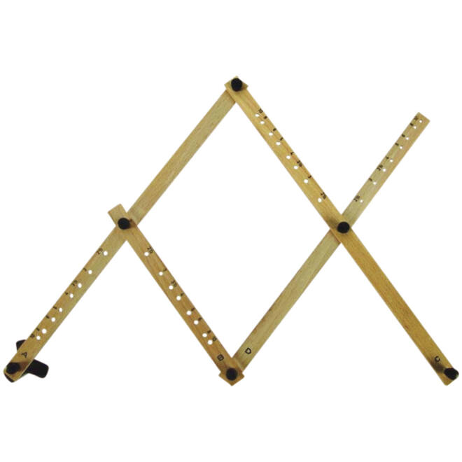 Pantograaf Rumold P4 hardhout lengte 34cm grijs gespoten