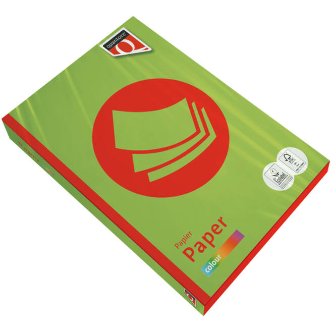 Kopieerpapier Quantore Colour A4 160gr helgroen 250 vel