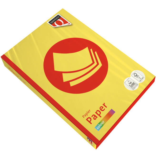 Kopieerpapier Quantore Colour A4 160gr zwavelgeel 250 vel