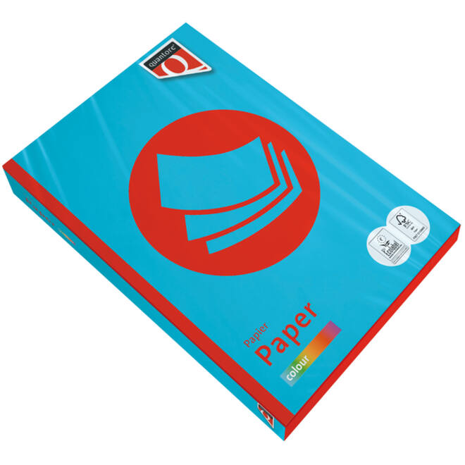 Kopieerpapier Quantore Colour A4 120gr azuurblauw 250 vel