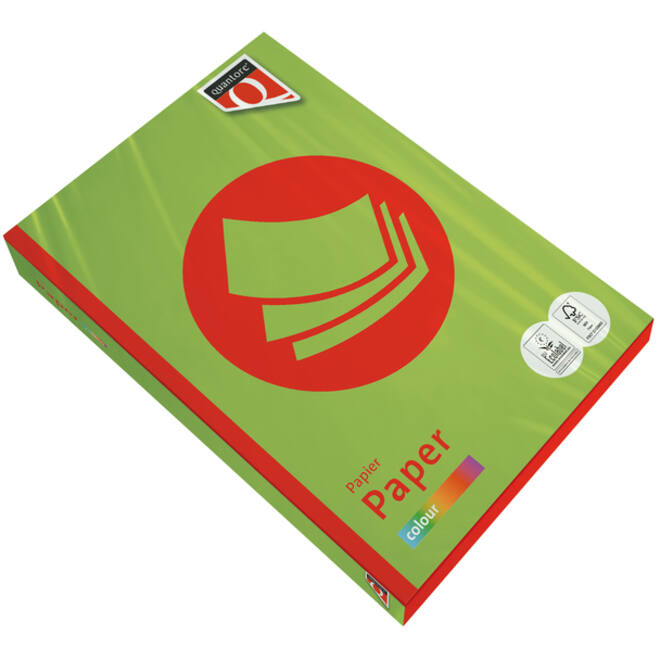 Kopieerpapier Quantore Colour A4 120gr helgroen 250 vel