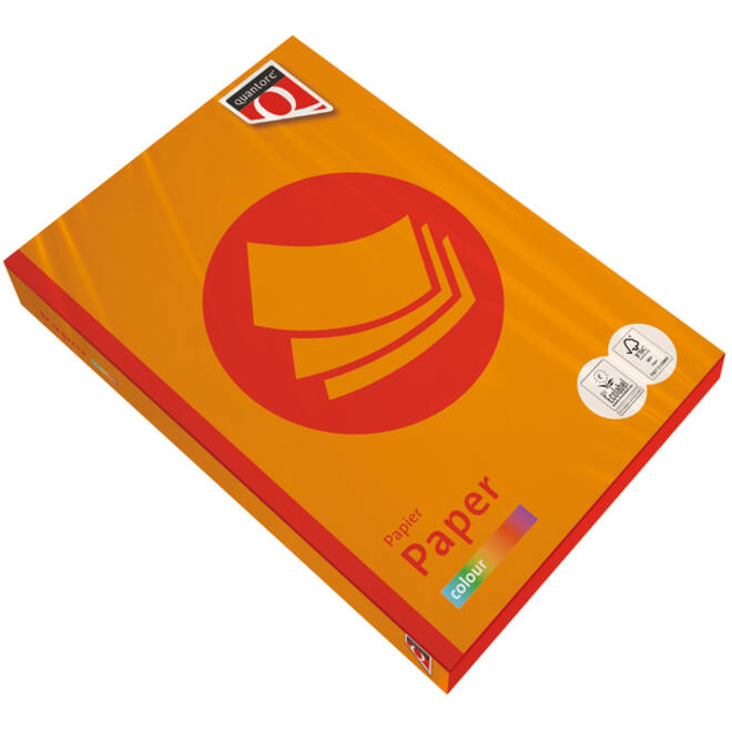 Kopieerpapier Quantore Colour A4 120gr oranje 250 vel