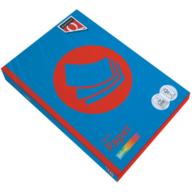 Kopieerpapier Quantore Colour A4 120gr diepblauw 250 vel