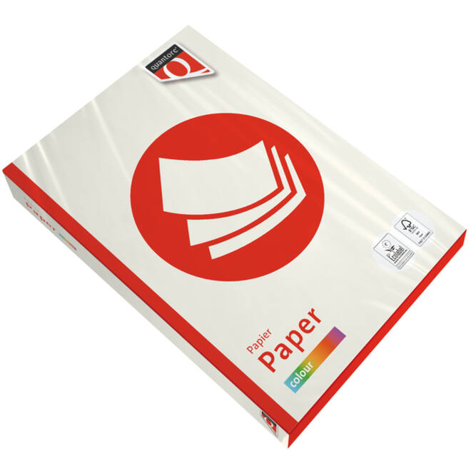Kopieerpapier Quantore Colour A4 120gr roomwit 250 vel