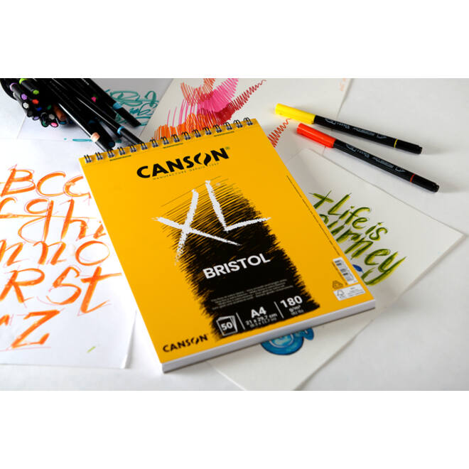 Tekenblok Canson XL Bristol A3 50v 180gr