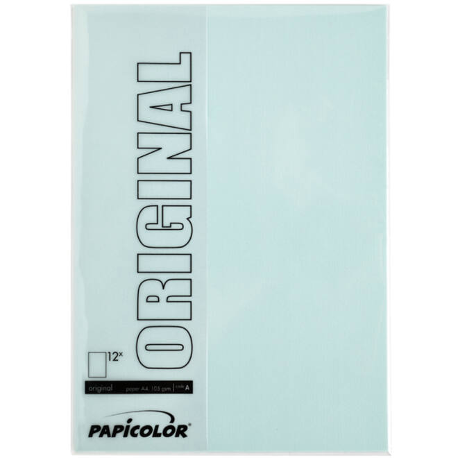 Kopieerpapier Papicolor A4 100gr 12vel zeegroen