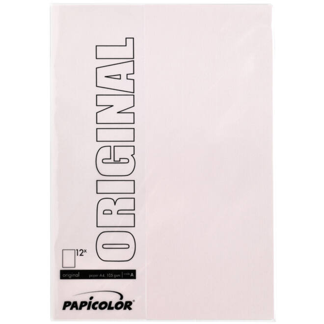 Kopieerpapier Papicolor A4 200gr 6vel lichtroze