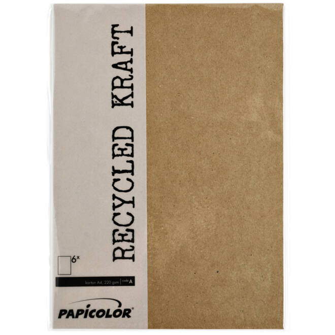Kopieerpapier Papicolor A4 100gr 12vel kraft bruin