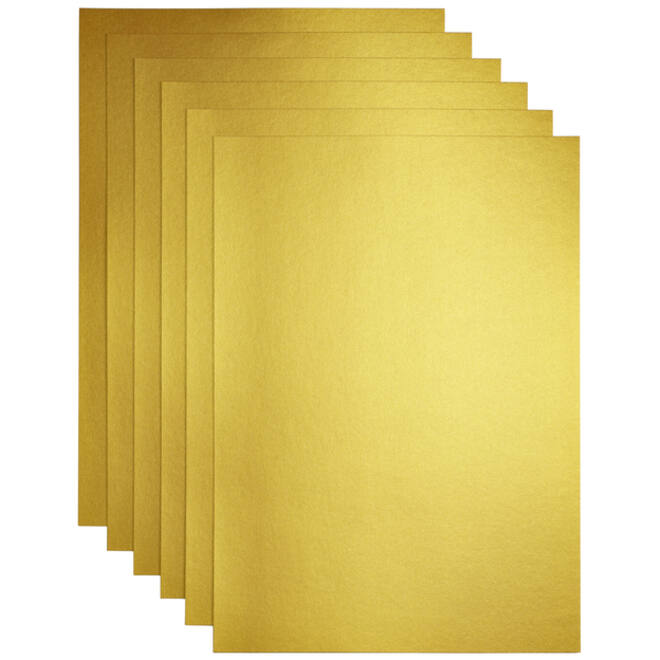 Kopieerpapier Papicolor A4 300gr 3vel metallic goud
