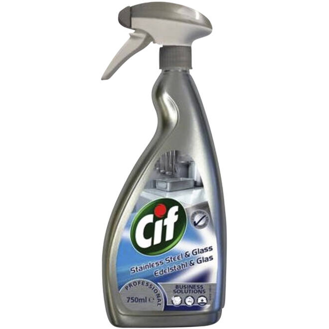 Roestvrijstaal reiniger CIF professional 750ml