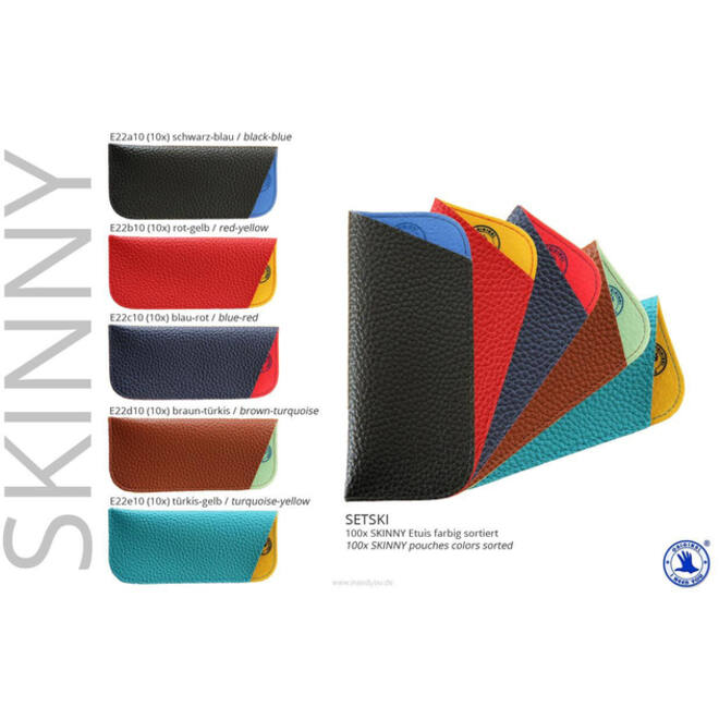 Etui I Need You Skinny voor leesbrillen assorti