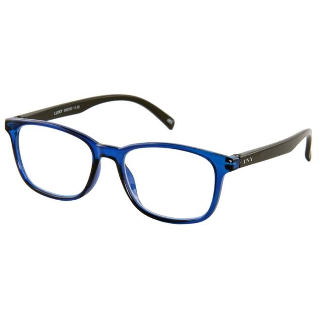 Leesbril I Need You +2.50 dpt Lucky blauw-zwart