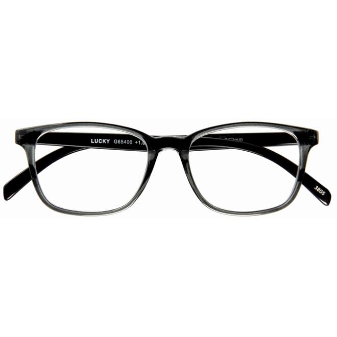 Leesbril I Need You +2.00 dpt Lucky grijs-zwart