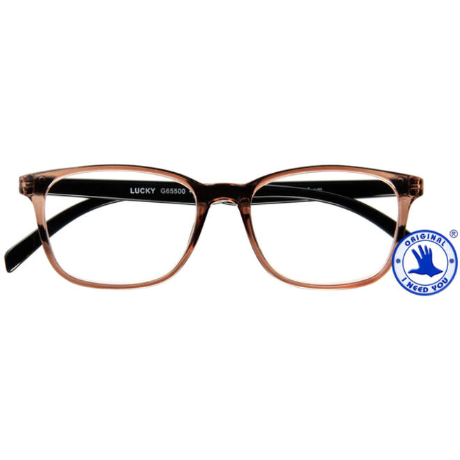 Leesbril I Need You +1.50 dpt Lucky bruin-zwart