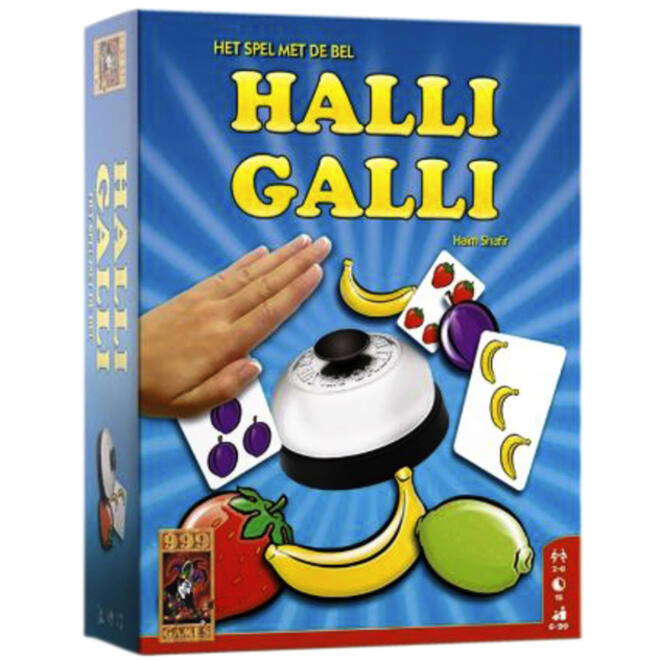 Kaartspel Halli Galli - Het spel met de bel