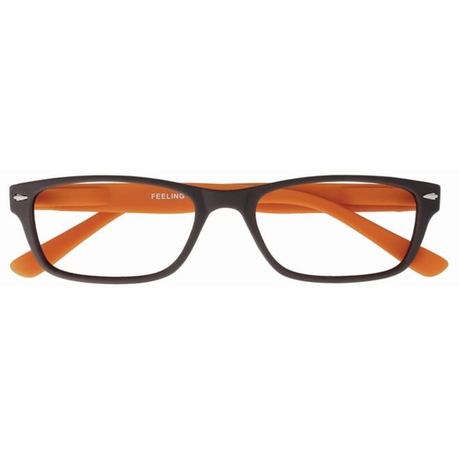 Leesbril I Need You +2.50 dpt Feeling bruin-oranje