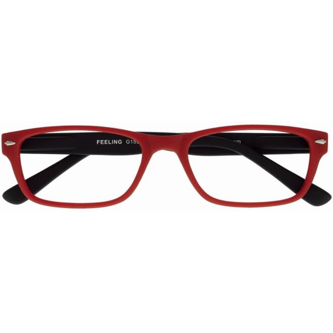 Leesbril I Need You +1.50 dpt Feeling rood-zwart