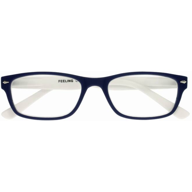 Leesbril I Need You +2.50 dpt Feeling blauw-wit