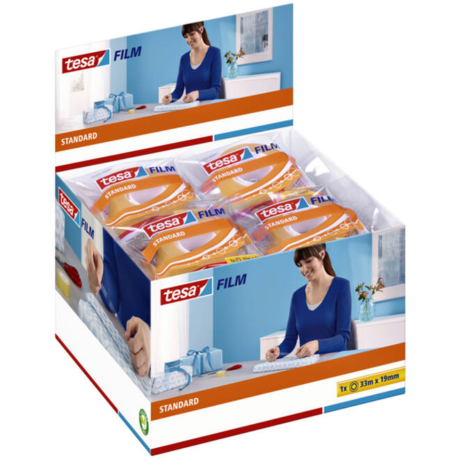 Plakband tesafilm® Standaard 33mx19mm transparant