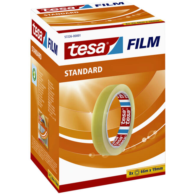 Plakband tesafilm® Standaard 66mx19mm transparant