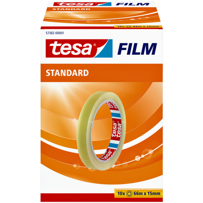 Plakband tesafilm® Standaard 66mx15mm transparant
