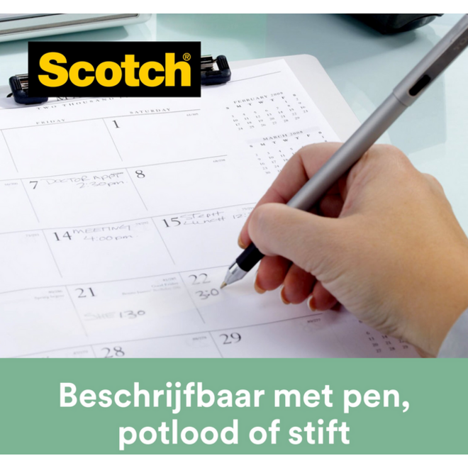 Plakband Scotch Magic 900 19mmx30m onzichtbaar mat