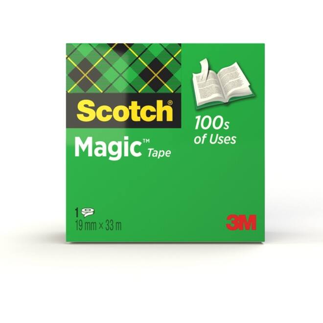 Plakband Scotch Magic 810 19mmx33m onzichtbaar mat