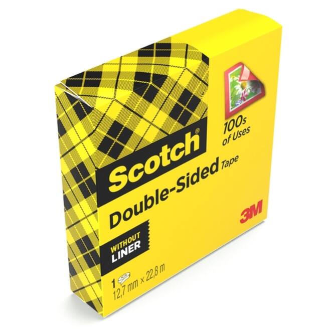 Plakband Scotch 665 12mmx22.8m dubbelzijdig